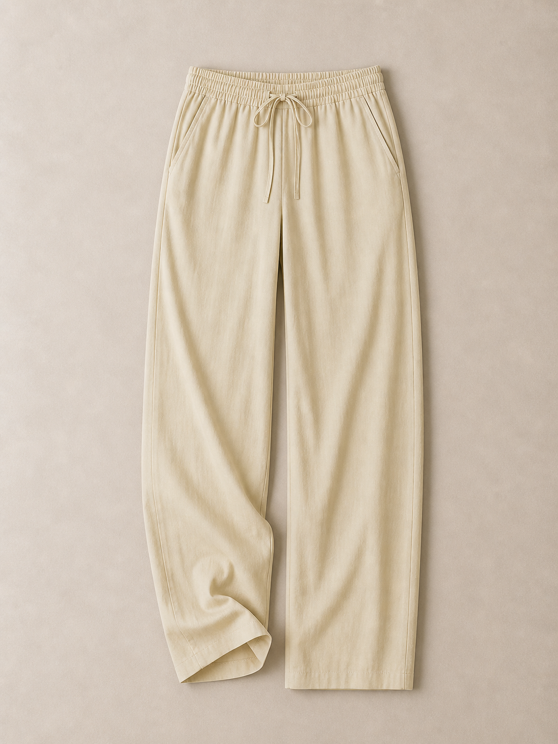 Linen Drawstring Trousers