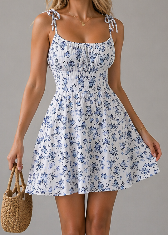Floral Strap Sundress