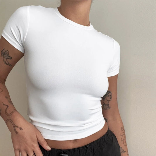 Slim Knit Tee – Contour Fit Silhouette