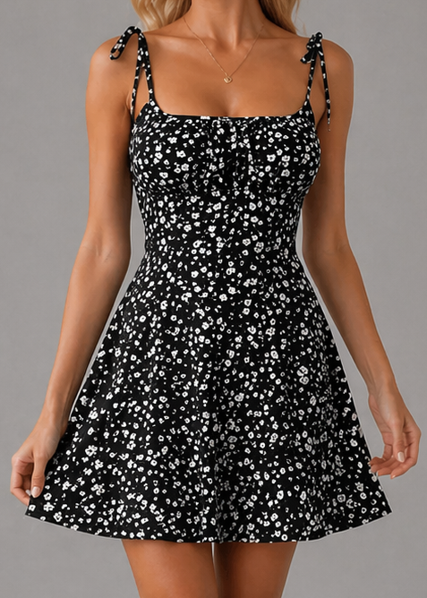 Floral Strap Sundress
