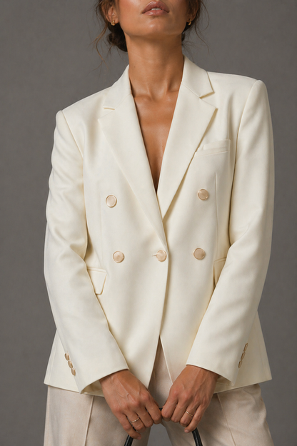 Double-Breasted Blazer Céleste