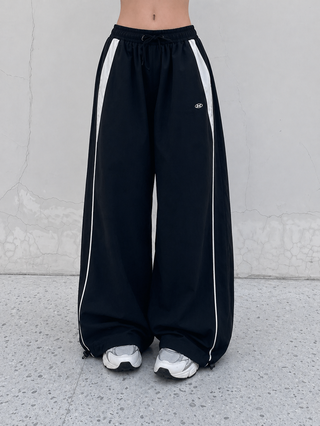 High-Waist Baggy Trousers