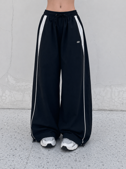High-Waist Baggy Trousers