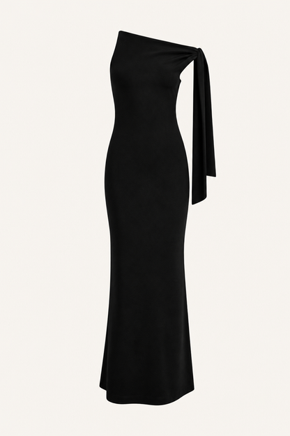Refined Off-Shoulder Midi Dress
