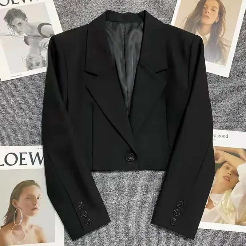 Aveline Cropped Tailored Blazer