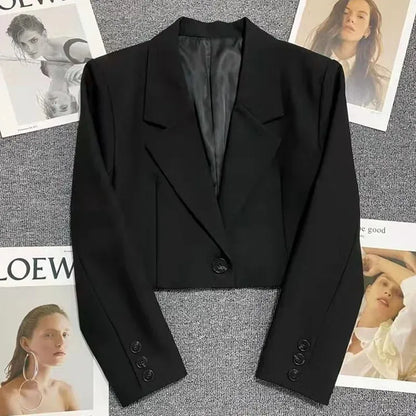 Aveline Cropped Tailored Blazer