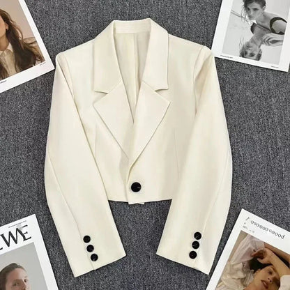 Aveline Cropped Tailored Blazer