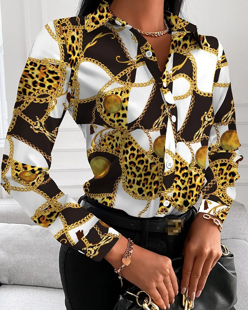 Printed Collared Shirt