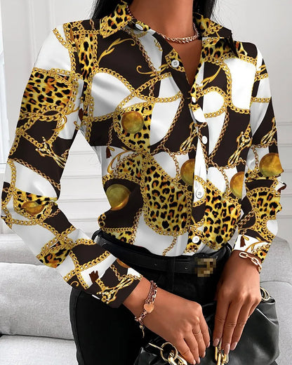 Printed Collared Shirt